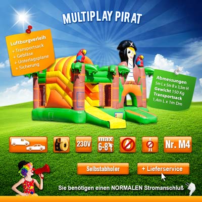 Multiplay Pirat mieten