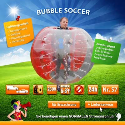 Bubble Soccer mieten