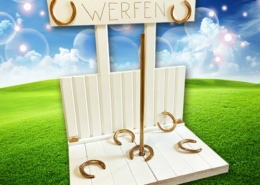 Hochzeitsspiel Hufeisenwerfen mieten