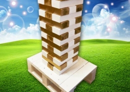 Wackelturm für Hochzeit mieten