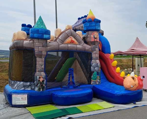 Drachenburg Hüpfburg mieten Kindergeburtstag