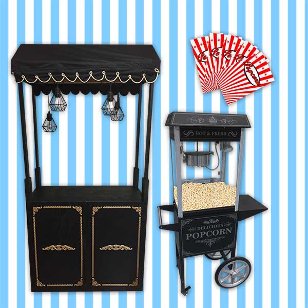 popcornstand-schwarz-mieten Popcornstand Verleih