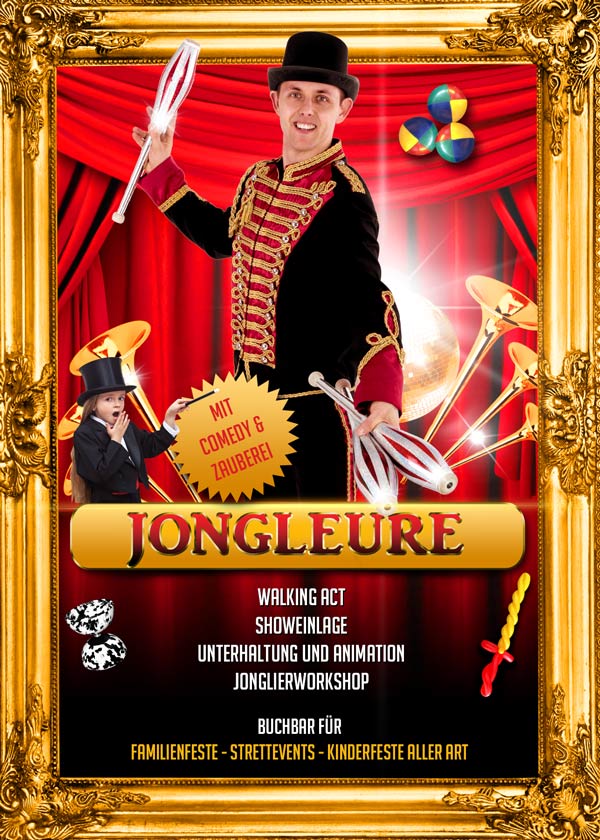 Jongleur buchen