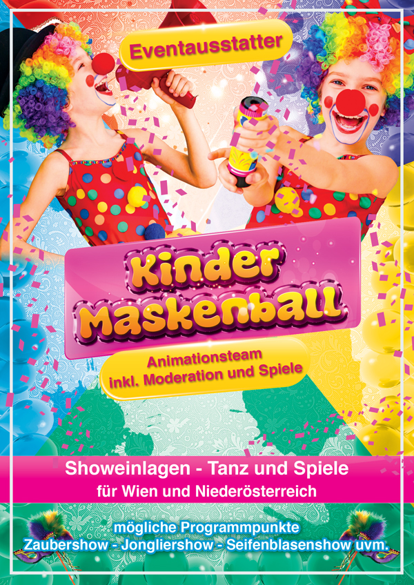 Kindermaskenball buchen