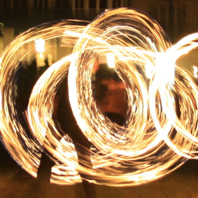 Feuershow Künstlerin Guggi