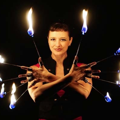 Feuershow Firmenfeier