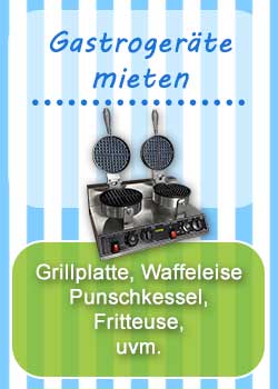 Gastrogeräte mieten