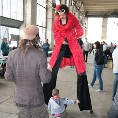 Stelzengeherin buchen