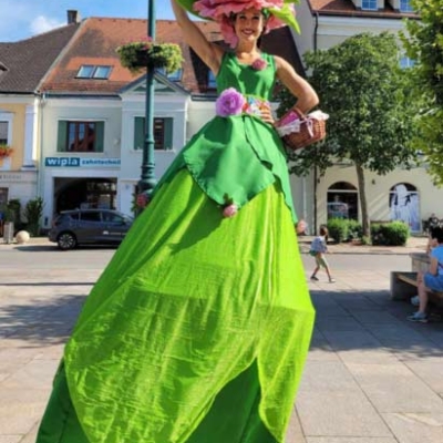 Stelzengeherin buchen