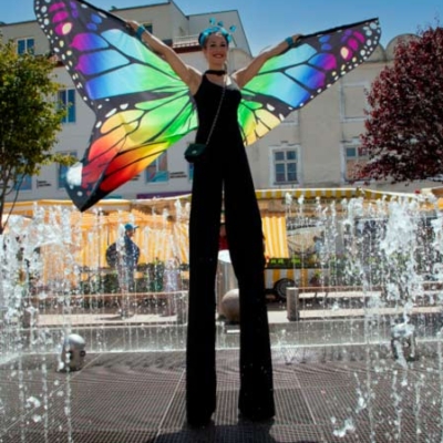 Stelzengeherin buchen