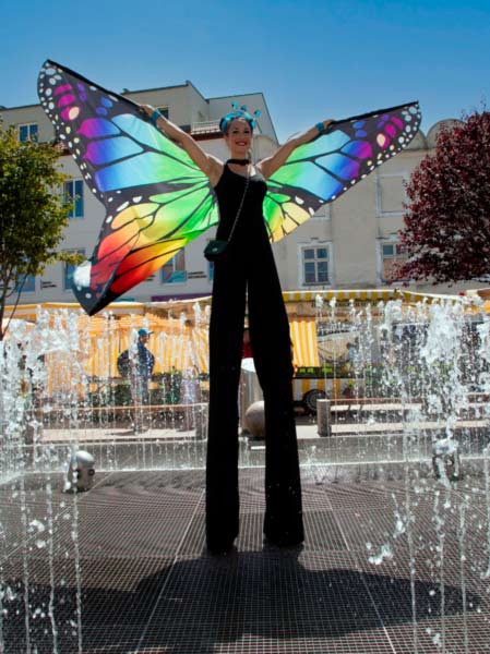 Stelzengeherin buchen