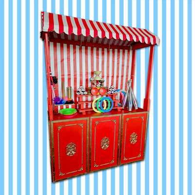 Jahrmarktstand Jonglierstation mieten