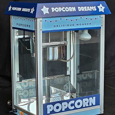 popcornmaschine-blau-mieten-1 Popcornwagen Verleihung